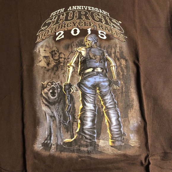 Harley-Davidson Other - Gildan Men's Shirt Short Sleeve Sturgis 2015 Tee Mount Rushmore